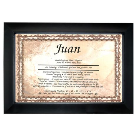 First Name Frame (Individual)